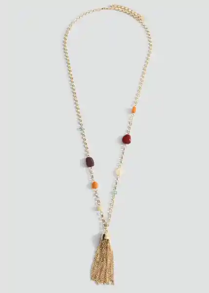 Collar Camila Oro Talla 99 Mujer Mango
