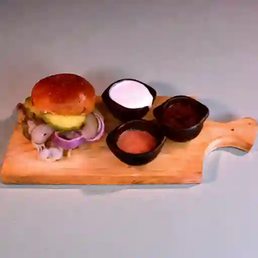 Hamburguesa nerd arabe gourmnet