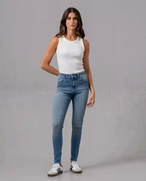 Jean Jegging Mujer Azul Apacible Medio Talla 6 73086 Rifle
