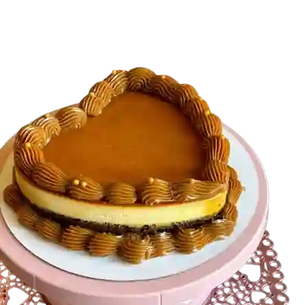 Chocoflan Libra Corazón