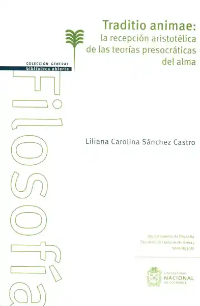 Traditio Animae - Liliana Carolina Sánchez Castro