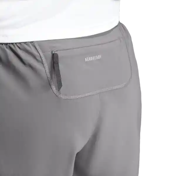Adidas Short Pantaloneta Otr B Para Correr Hombre Gris Talla XL7