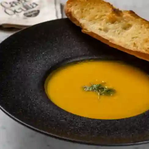 Crema de ahuyama al sopó