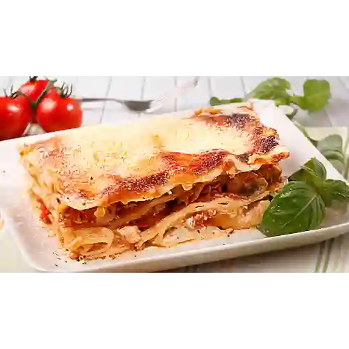 Lasagna Champiñones y Jamon