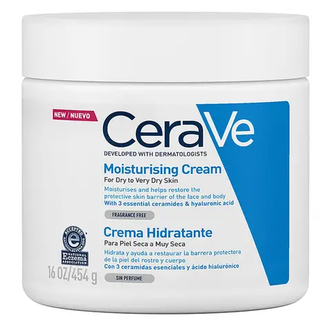 CeraVe Crema Hidratante para Piel Sencible y Seca