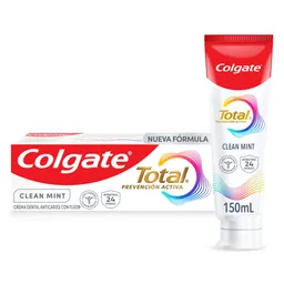 Colgate Crema Dental Total Clean Mint Prevención Activa 150 mL