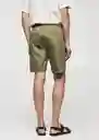 Bermuda Gracia-H Khaki Talla 38 Hombre Mango