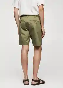 Bermuda Gracia-H Khaki Talla 38 Hombre Mango