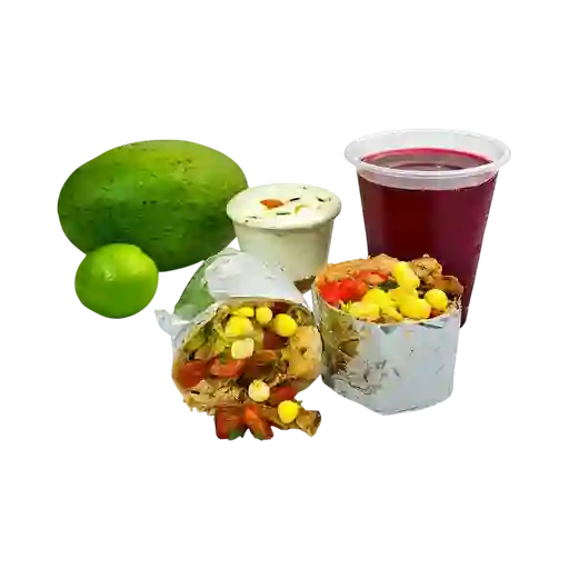Combo Burrito 2 Carnes