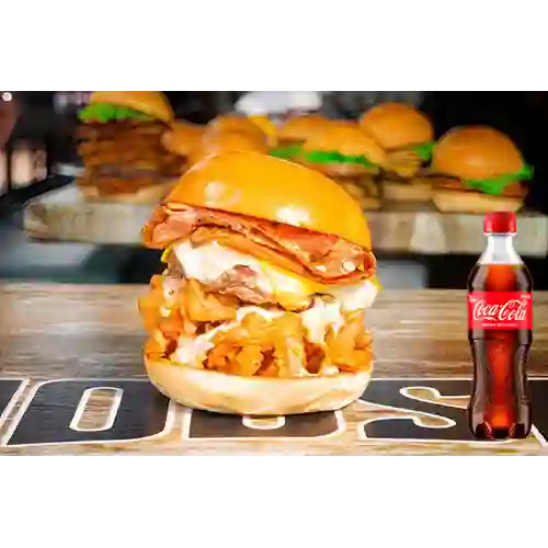 Combo Burger Jersey + Coca Cola Original 400 ml