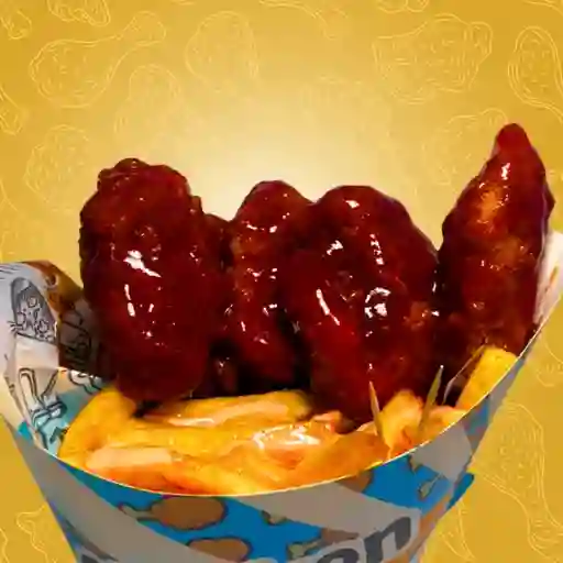 Chicken alitas x4 bbq