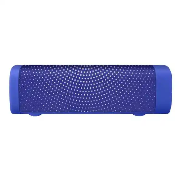 Steren Bocina Bluetooth Con Recubrimiento Tela Azul