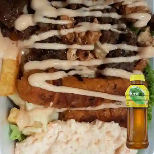 Combo Papas Mix + Fuze Té Limón 400ML