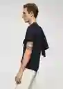 Camiseta Cherlo Navy Talla XS Hombre Mango