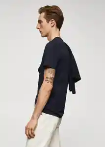 Camiseta Cherlo Navy Talla XS Hombre Mango