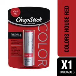 Chapstick Colors House Red, Hidratación + Color, x 1 und