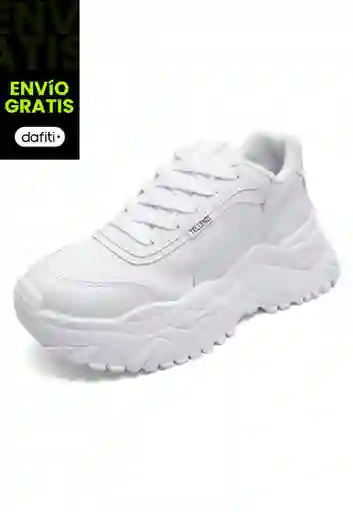 Tenis Dama Blanco Talla 39 457 Tellenzi