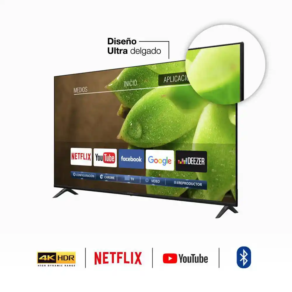 Simply Turn on Televisor Led 50 (127 cm) Uhd