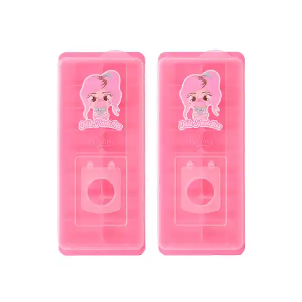 Bandeja Para Cubos de Hielo Serie Mis Pastelitos Rosa Miniso