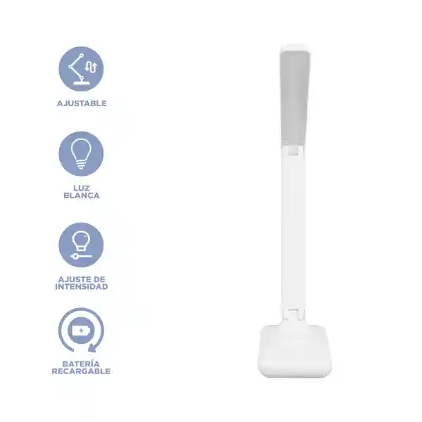 Lámpara Escritorio Recargable Serie Blanco Mod Sctd 0810 Miniso