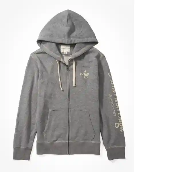 Buzo Gris Talla: Large American Eagle