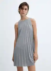 Vestido Sara-H Gris Claro Vigoré Talla S Mujer Mango