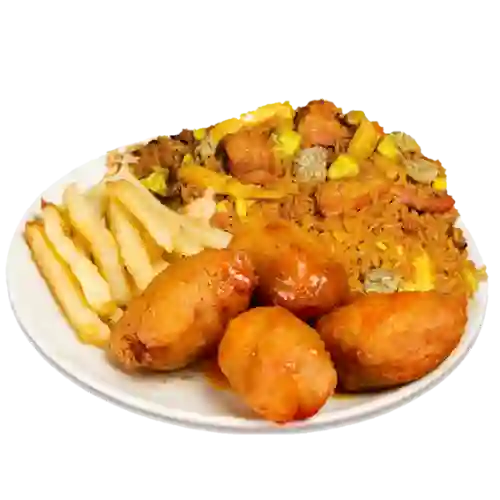 Combo Arroz Paisa Mini Croquetas