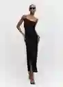 Vestido Picky Negro Talla M Mujer Mango