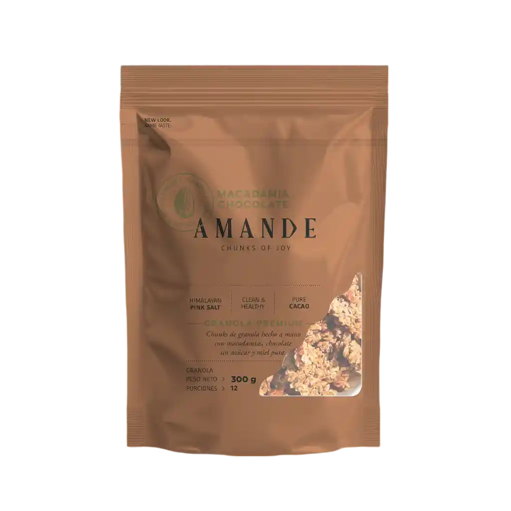 Amande Granola de Macadamia Sabor a Chocolate