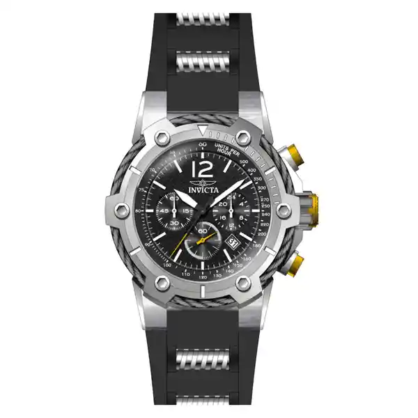 Invicta Reloj Hombre Acero Negro 25472J