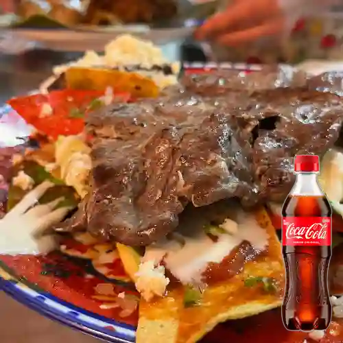 Combo Chilaquiles + Coca-Cola Sabor Original 400 ml