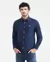 Camiseta Oxford Masculino Azul Medianoche Ultra Oscuro L Chevignon