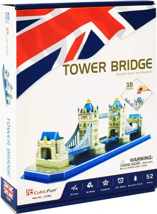 Cubic Fun Rompecabezas Puente Torre de Londres 3D