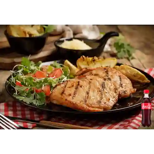 1/2 Chuleta de Cerdo Agridulce +Cocacola Org 400ml