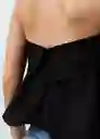 Camisa Agustina Mujer Negro Puro Ultra Oscuro T S 412G311 Naf Naf
