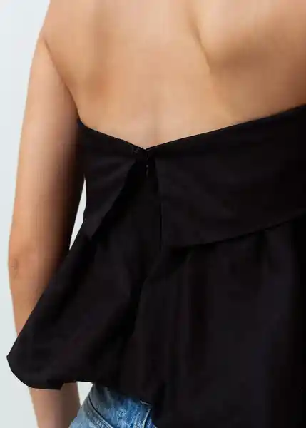 Camisa Agustina Mujer Negro Puro Ultra Oscuro T S 412G311 Naf Naf