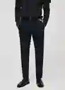 Pantalón Prato Navy Talla 38 Hombre Mango