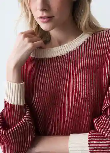 Tejido Mujer Crudo Vainilla Claro Talla M 483G098 Naf Naf