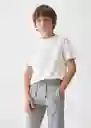 Pantalón Francia 5 Gris Medio Vigoré Talla 10 Niños Mango