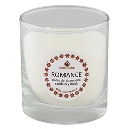 Iluminata Vela Vaso Romance Blanco 9 x 8 cm