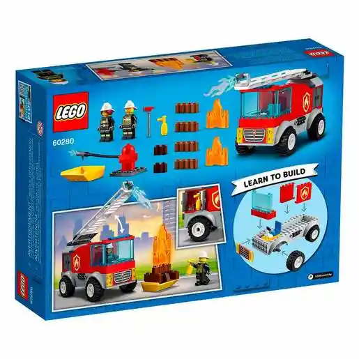 Lego Set de Construcción City Camión de Bomberos Con Escalera