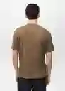 Camiseta Liman Khaki Talla L Hombre Mango
