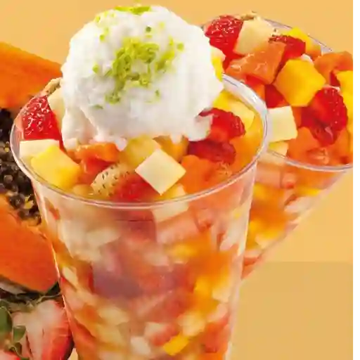 Salpicon con helado
