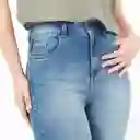 Jean Ilussion Tiro Medio Bota Skinny Azul Talla 8 - 551601