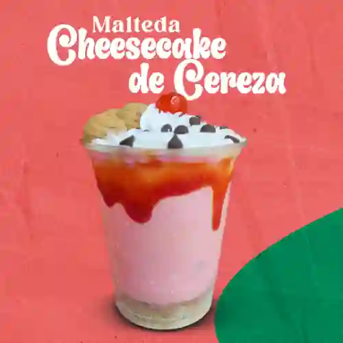 Malteada Cheesecake de Cereza