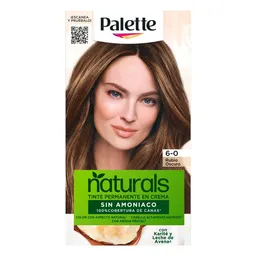 Palette Tinte Cabello Permanente Crema Natural 6-0