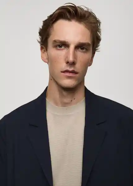 Blazer Americana Parioli Navy Talla 52 Hombre Mango