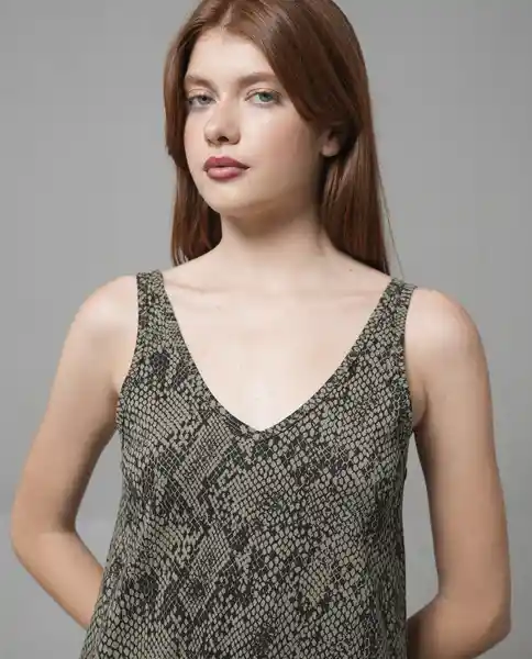 Vestido Mujer Verde Talla L 279G006_VER176212 Rifle