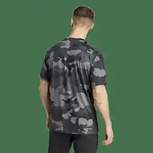 Adidas Camiseta Camo Aop T Para Hombre Negro Talla Ref: IS6153