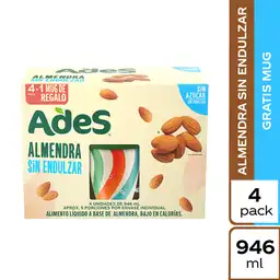 AdeS Bebida de Almendras sin Azúcar + Mug